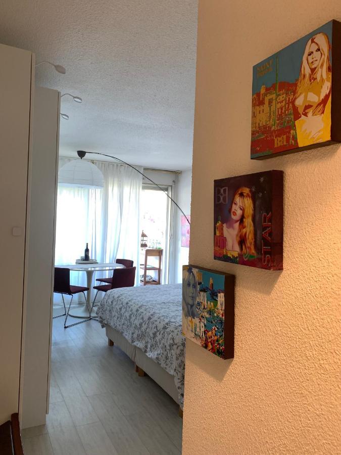 Brigitte Studio Centre Saint Tropez Parking Piscine Wifi Vue Mer Exterior foto